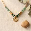 Terra Stone Halskette – Gold-Anhänger Variante, Lunaswear